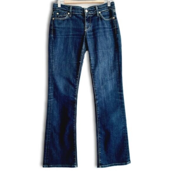 FIDELITY DENIM Japan Rose Y2K Low-Rise Bootcut Viper Rinse Jeans Sz 27 - Picture 2 of 12